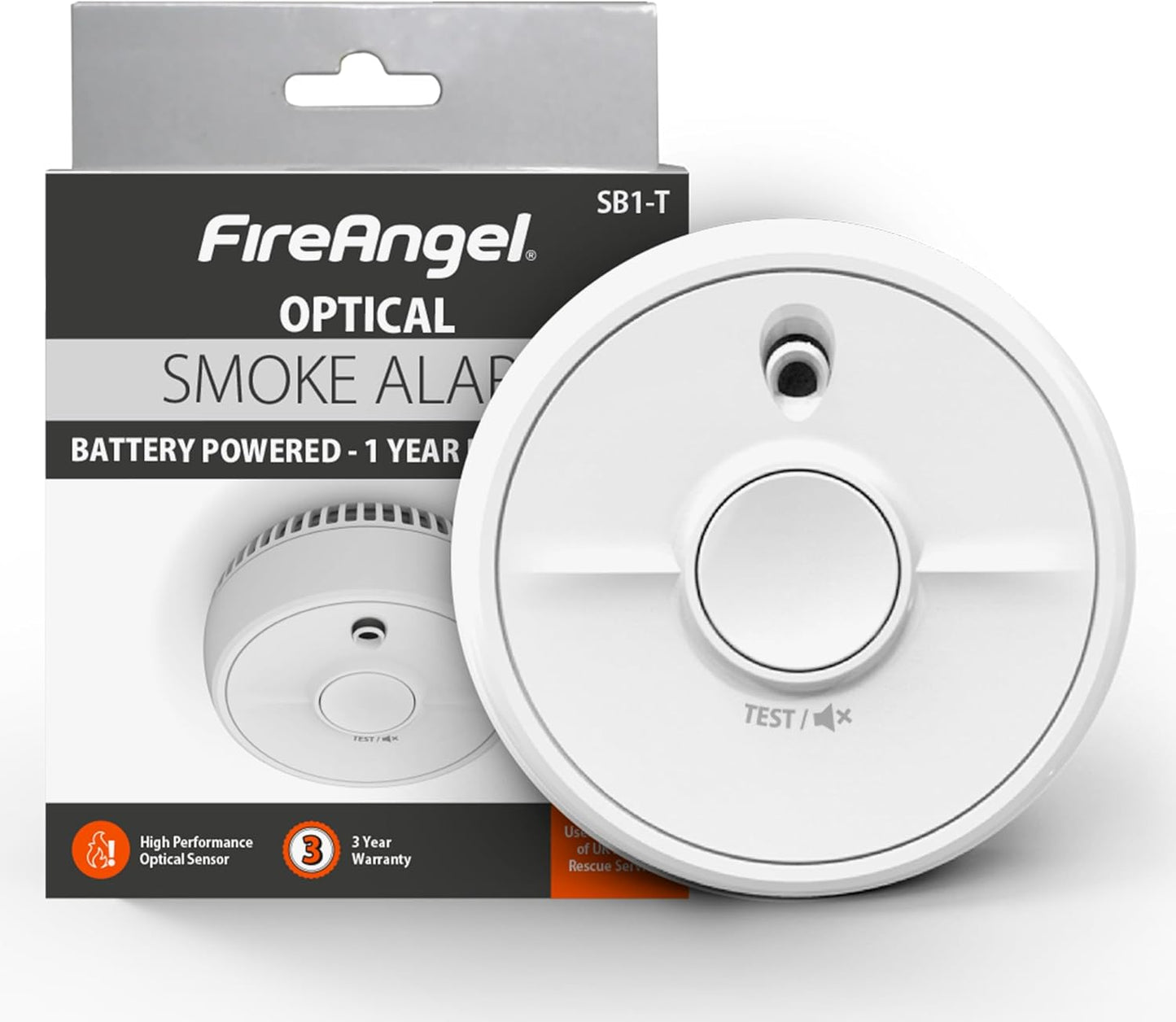 Fire Angel Optical Smoke Alarm SB1-T