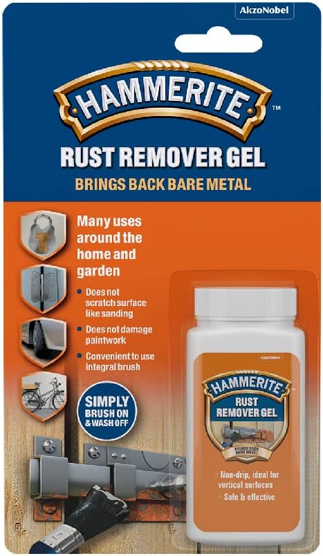 Hammerite Rust Remover Gel | Blister Pack | Non Drip Rust Remover 100ml
