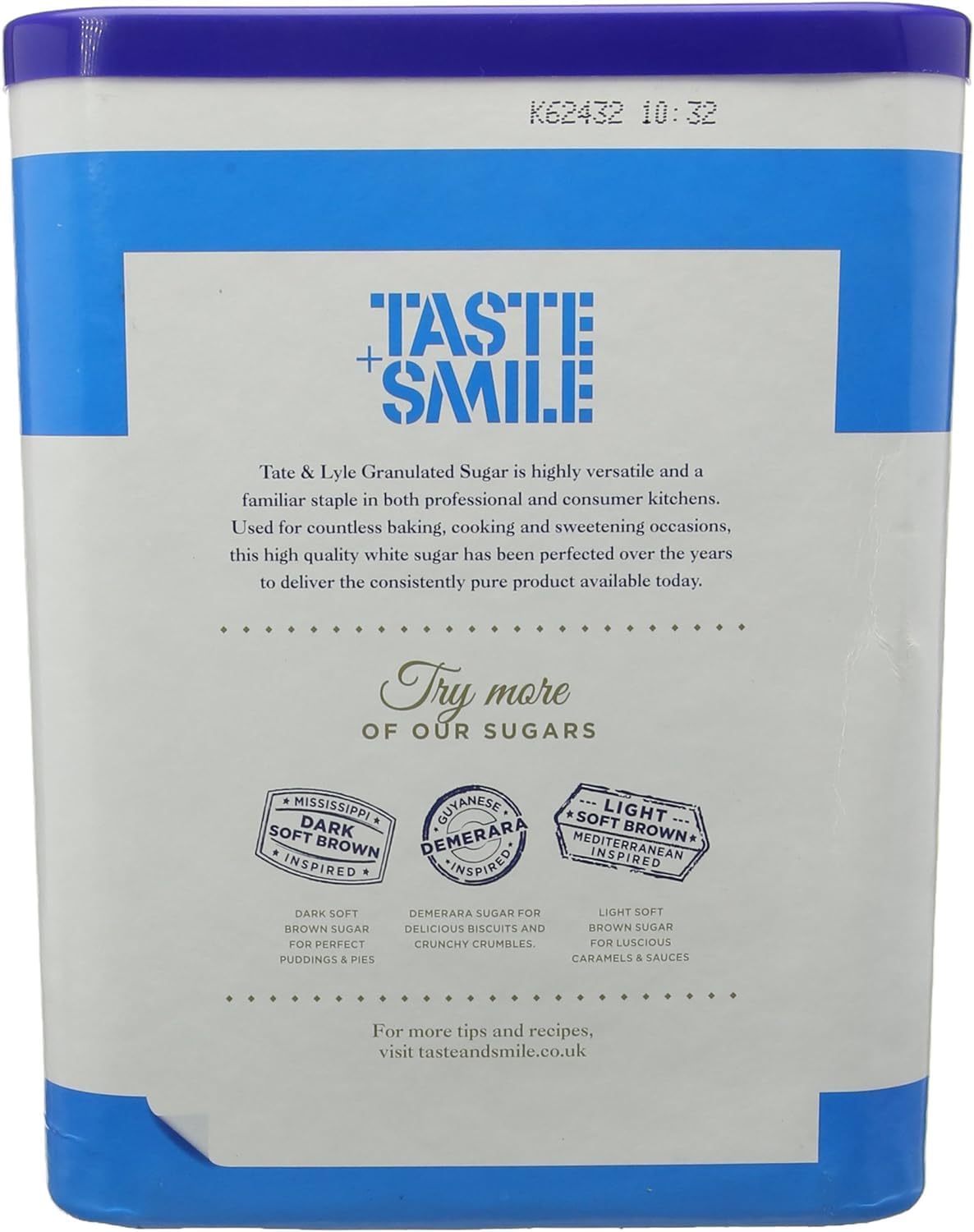 Tate & Lyle 3kg Granulated Sugar Tub