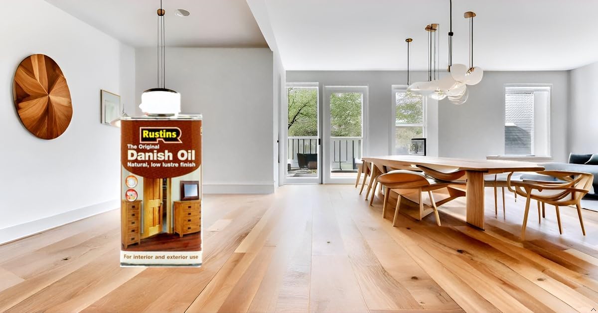 Rustins Original Danish Oil | Interior & Exterior | 1 Litre