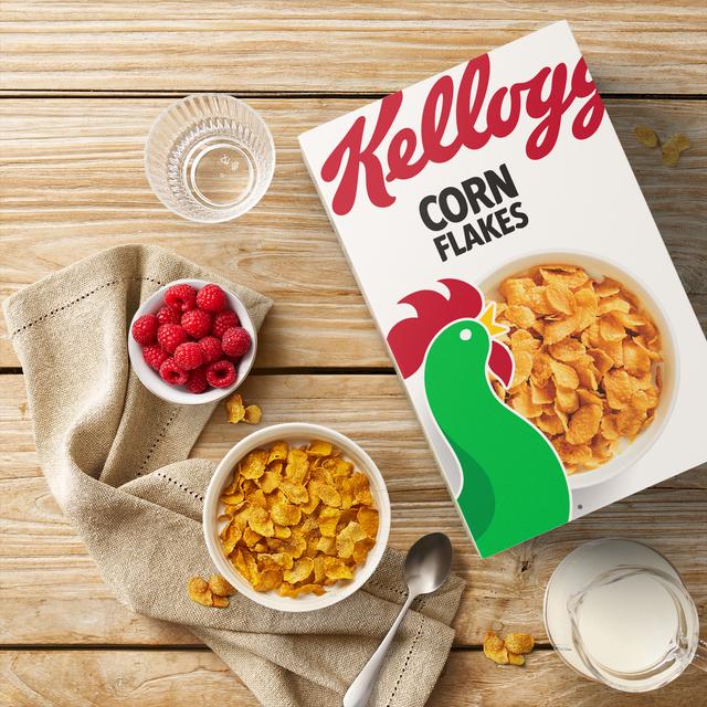 Kellogg's Cornflakes Cereal Bag 500g {Pack of 4}