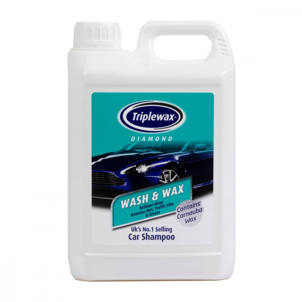 Triplewax Wash & Wax 2.5L | With Carnauba Wax | UKs Top Selling car Shampoo