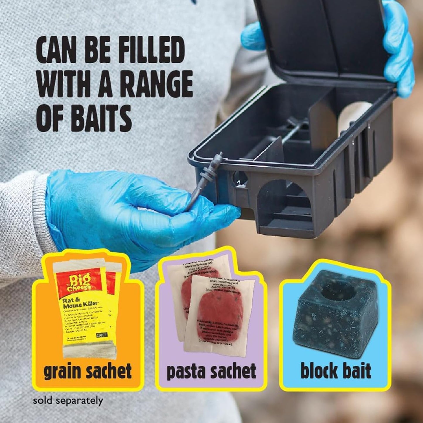 Big Cheese Rat & Mouse Bait Station (STV179)