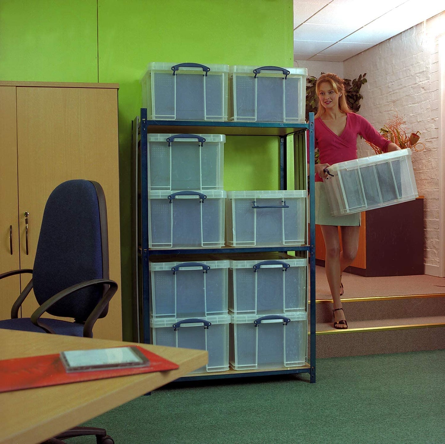 Really Useful Box Plastic Lightweight Robust Stackable 42 Litre 440x520x310mm Clear Code 42C - NWT FM SOLUTIONS