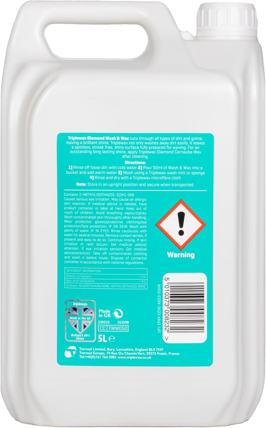 Triplewax Wash & Wax Shampoo 5L