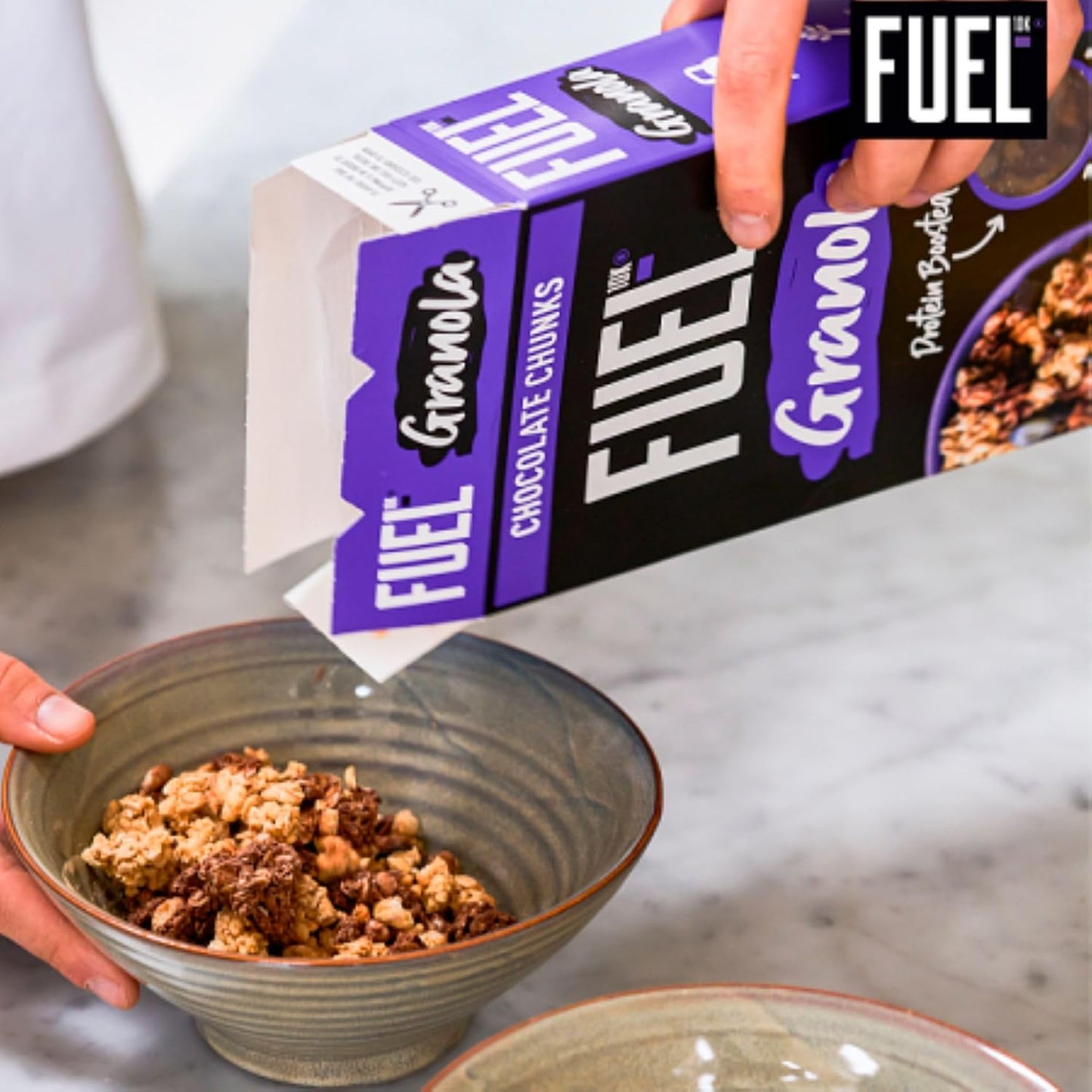 FUEL10K Protein Boosted Chocolate Chunky Granola | 1 x 650g Box