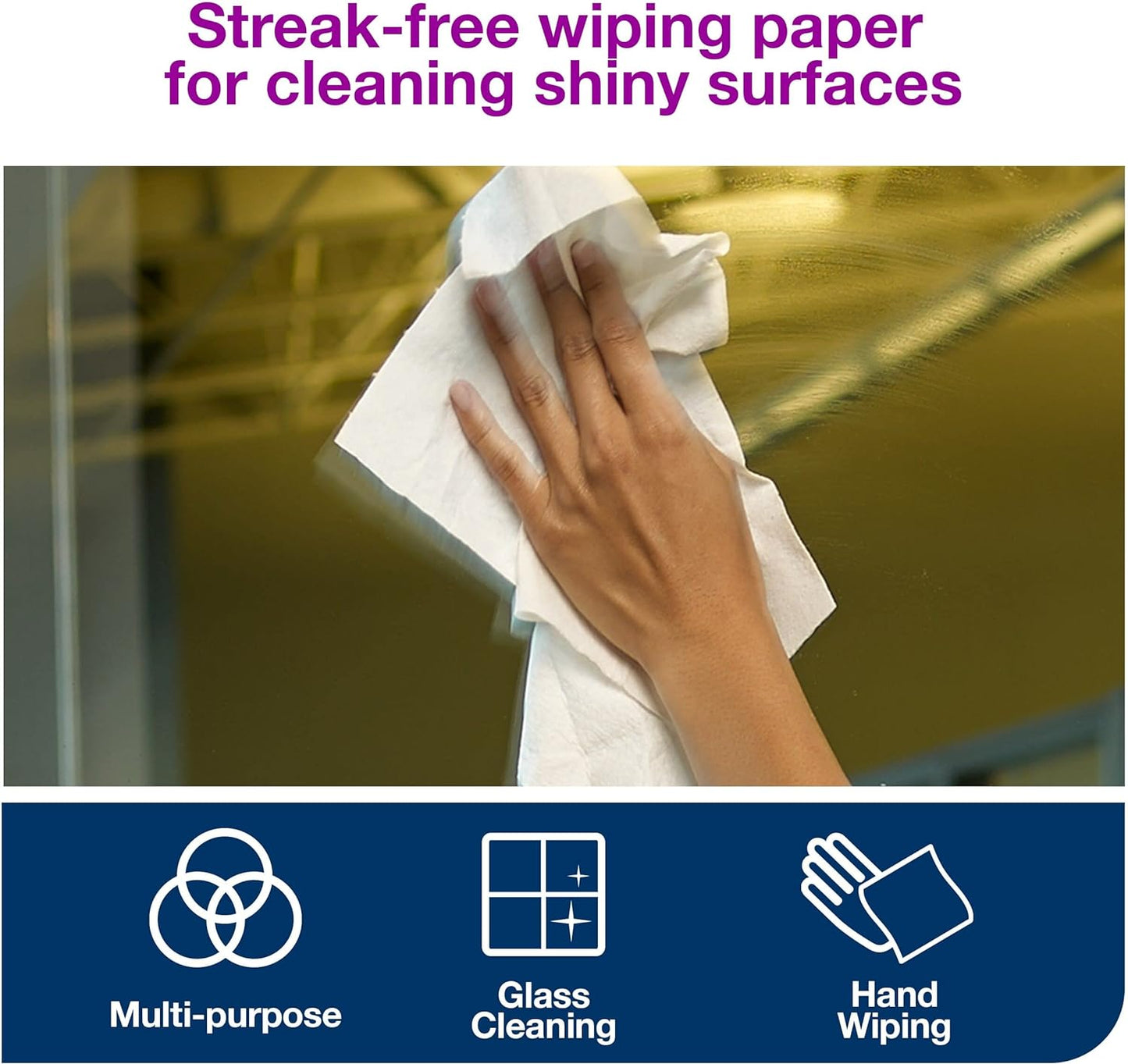 Janit-X 2-Ply 100% Recycled Centrefeed Roll 150m White (Pack of 6) CHSA Accredited