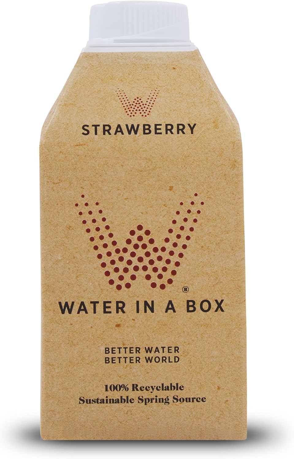 Vivid Water in a Box Strawberry Water, Cartons, 500ml, Pack of 12