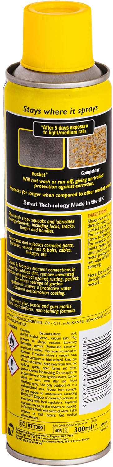 Rocket Tt Cap And Straw Multi-Use Super Lubricant 300Ml