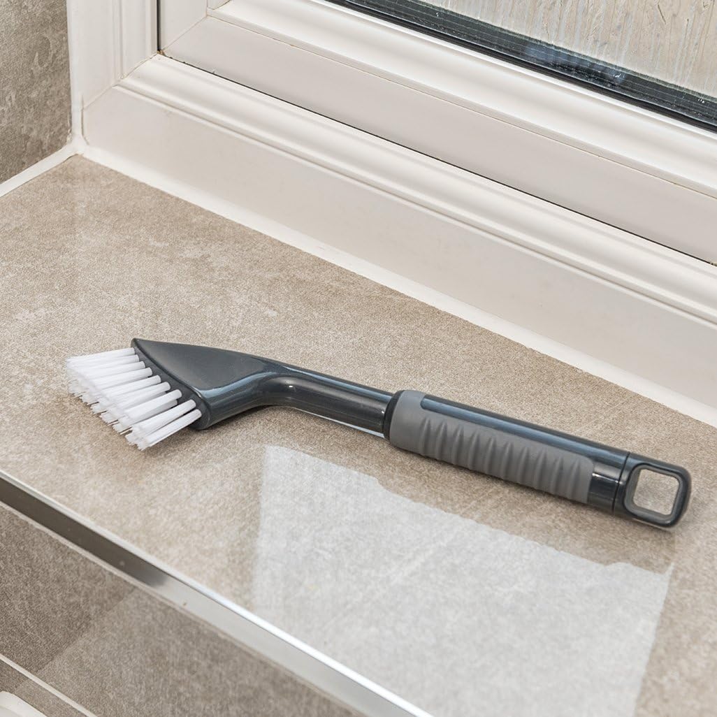 Addis Comfigrip Grout/Cleaning Brush In Graphite With Stiff Bristles