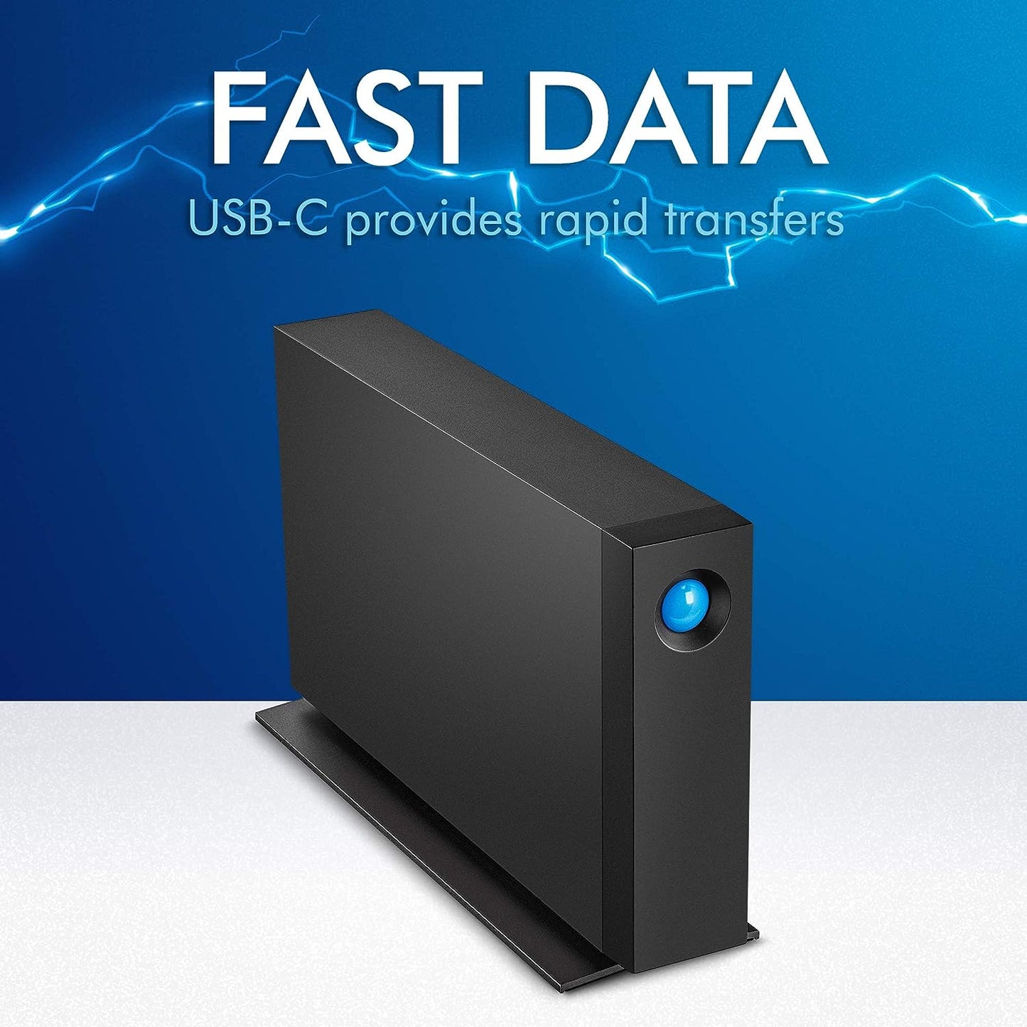 LaCie 10TB d2 Professional USBC Black External Hard Drive