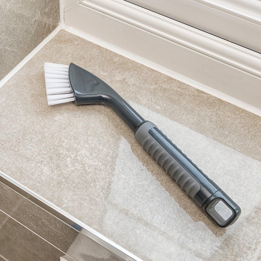 Addis Comfigrip Grout/Cleaning Brush In Graphite With Stiff Bristles