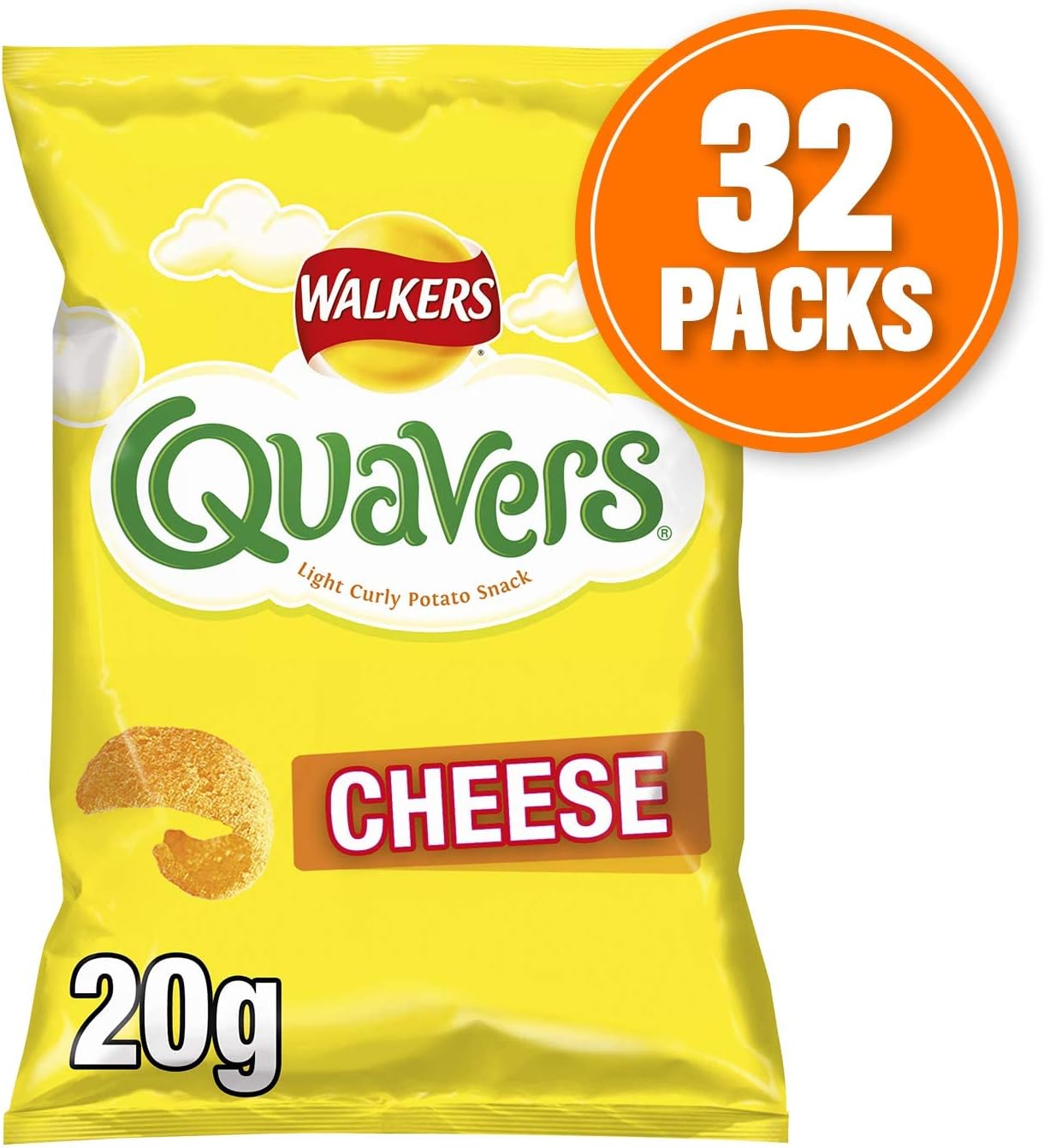 Walkers Quavers Cheese Pack 32's