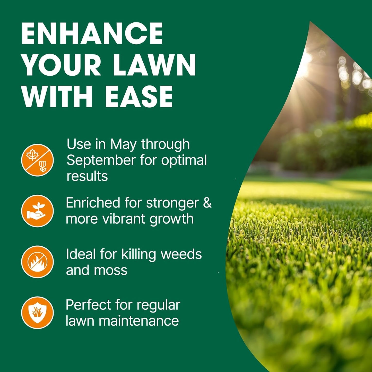 Doff Complete Lawn Feed, Weed & Mosskiller 100 Sq M 3.2Kg