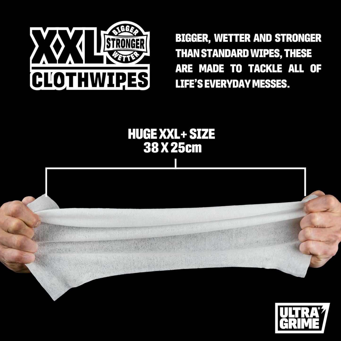Ultragrime Garage Xxl Wipes Heavy Duty 80 Thick Big Wipes