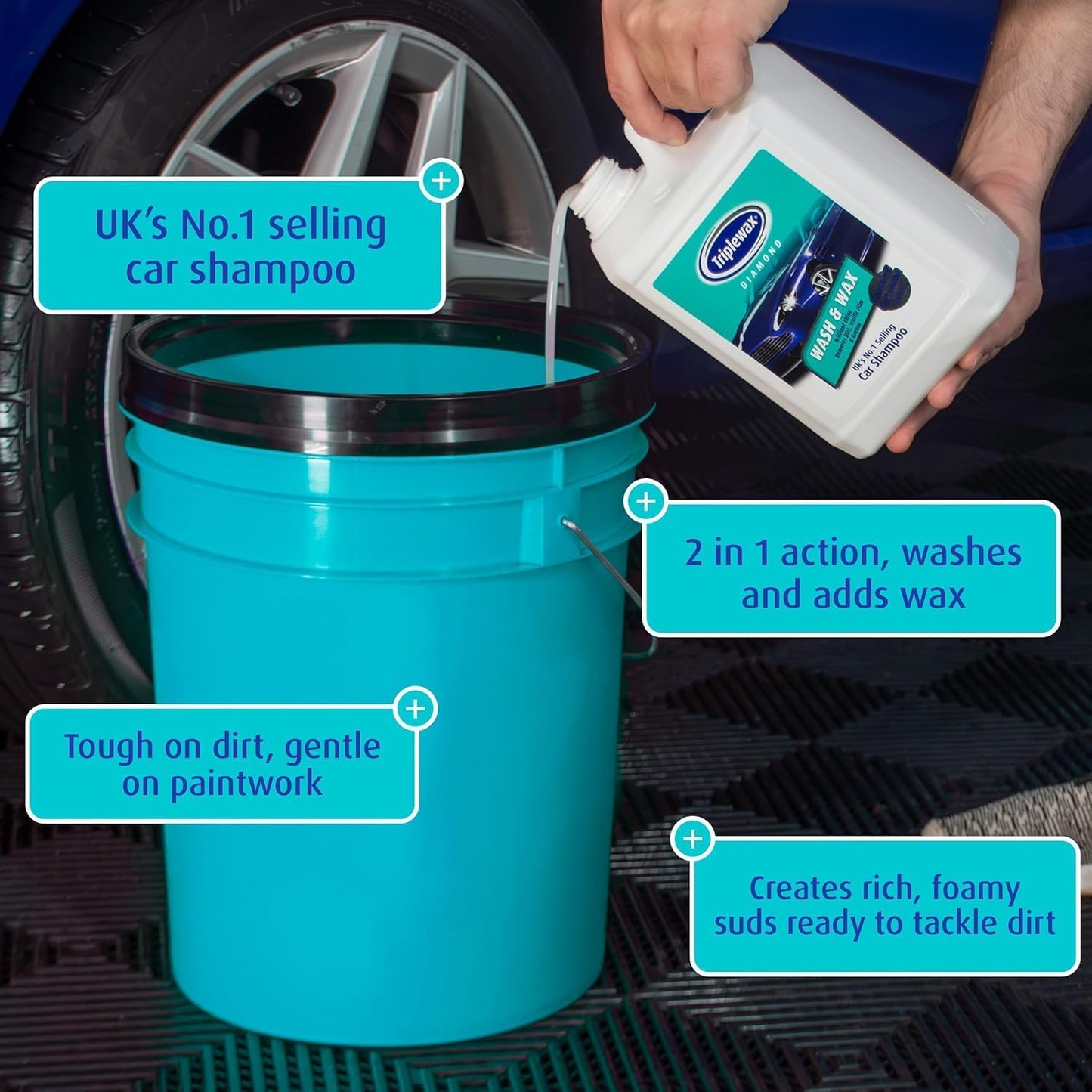 Triplewax Wash & Wax 2.5L | With Carnauba Wax | UKs Top Selling car Shampoo