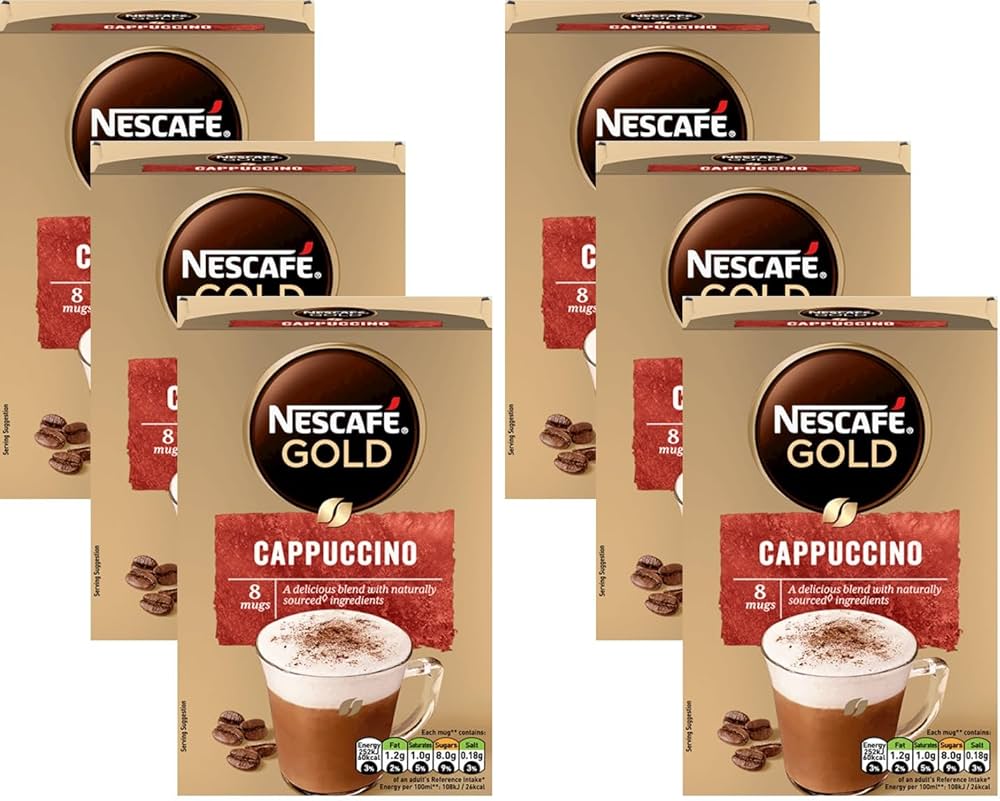 Nescafe Gold Cappuccino Sachets 72's (6x12x186g)