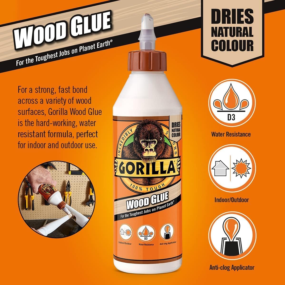 Gorilla Wood Glue 118ml