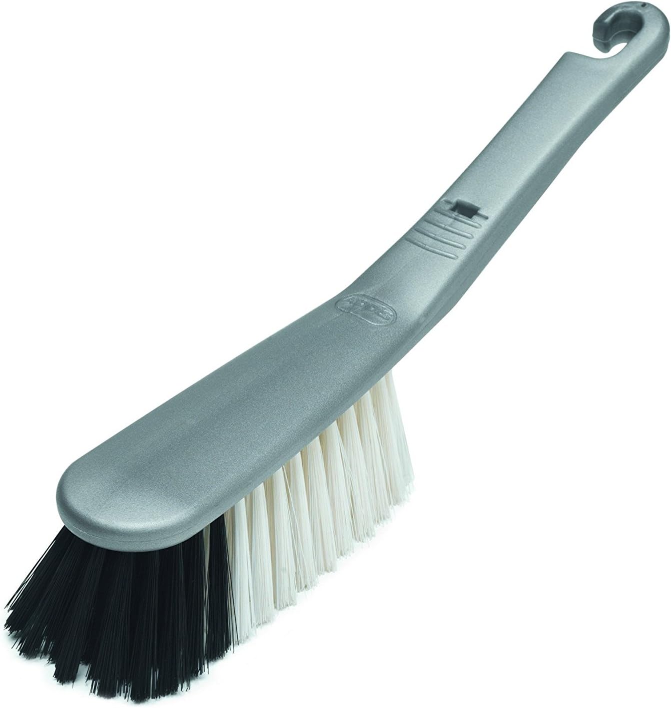 Addis Housewares Dustpan And Soft Brush Set, Metallic Silver