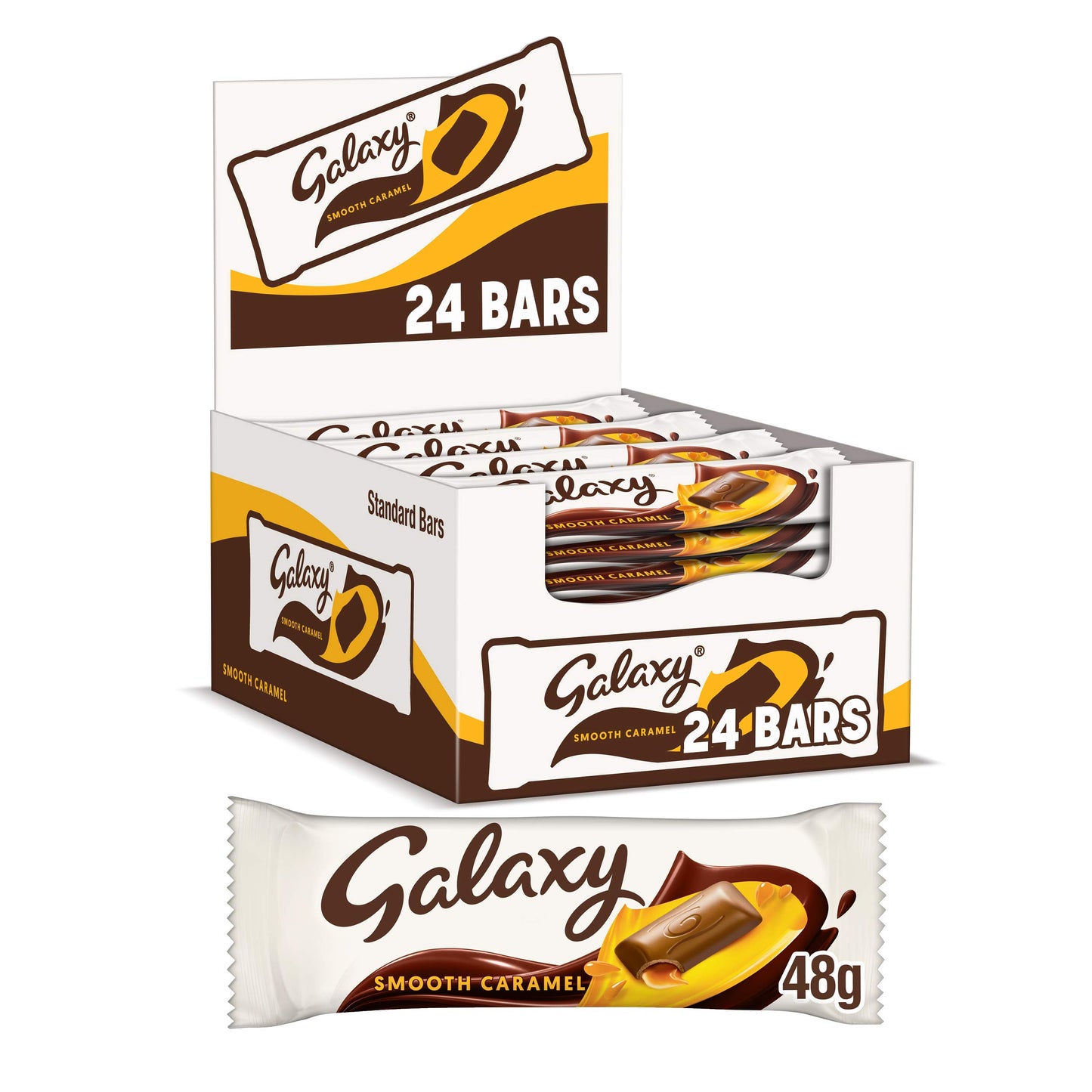 Galaxy Caramel Twin Bars 24's