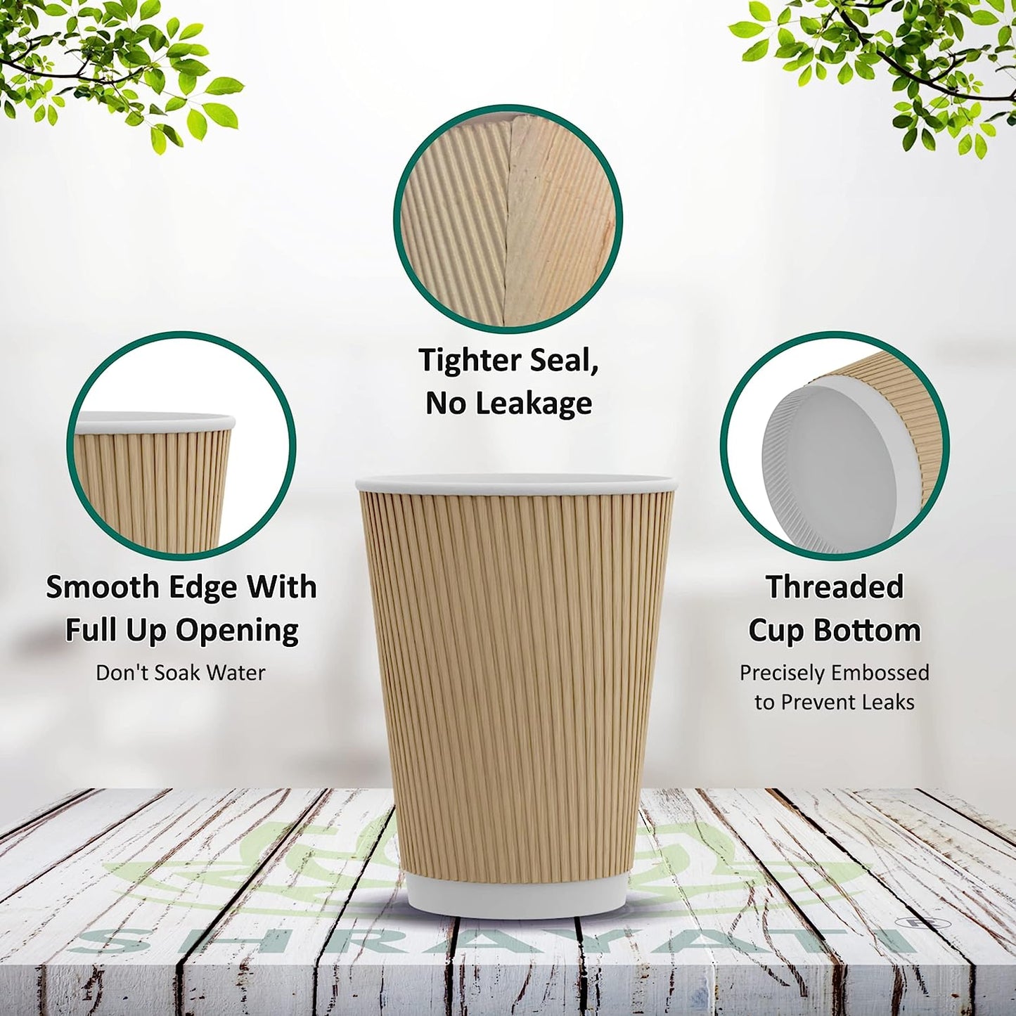 NEW Belgravia 12oz Red & Black Ripple Paper Cups 25s - NWT FM SOLUTIONS