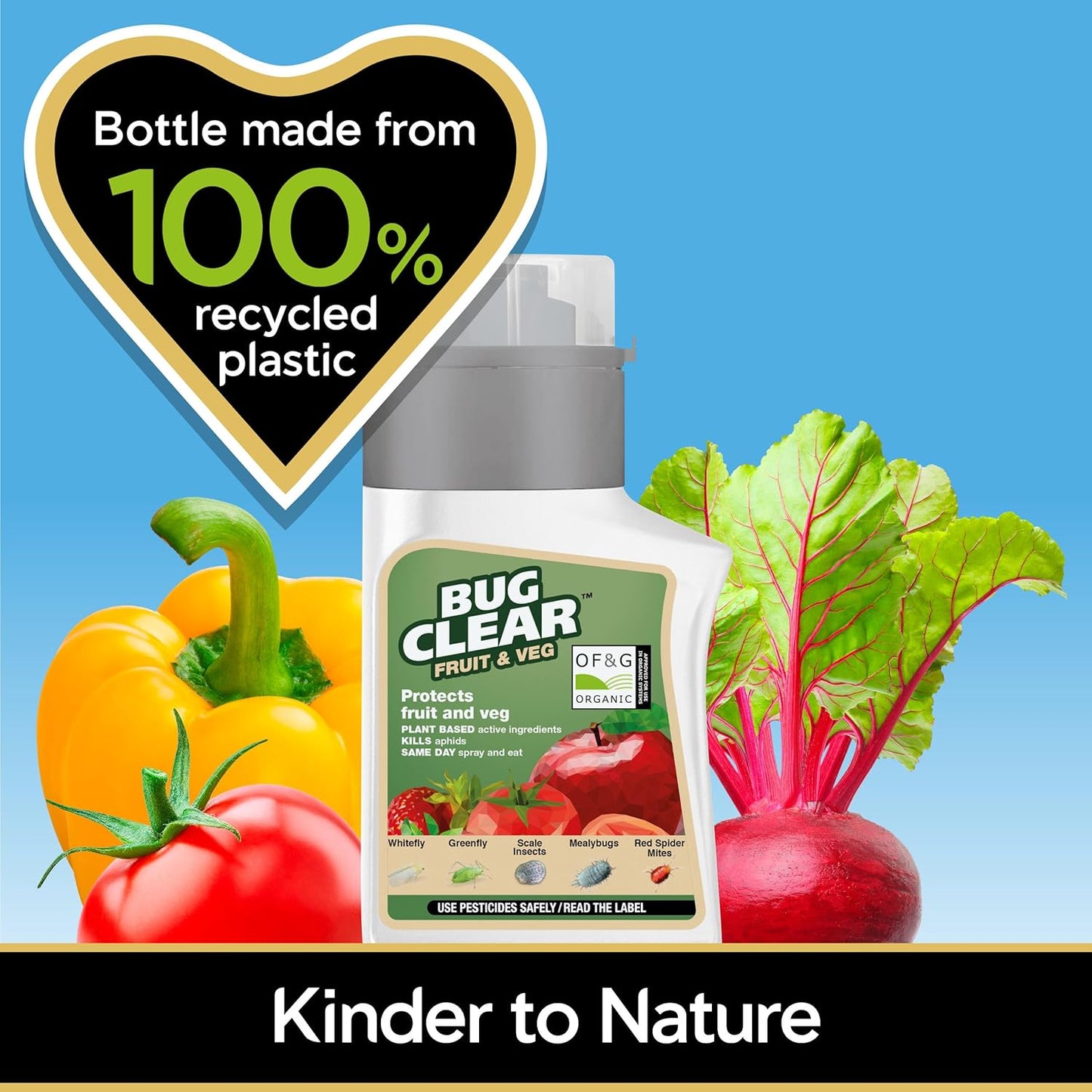 Bugclear Fruit And Veg Plant Protection Concentrate, 210ml = 10.5 Litre