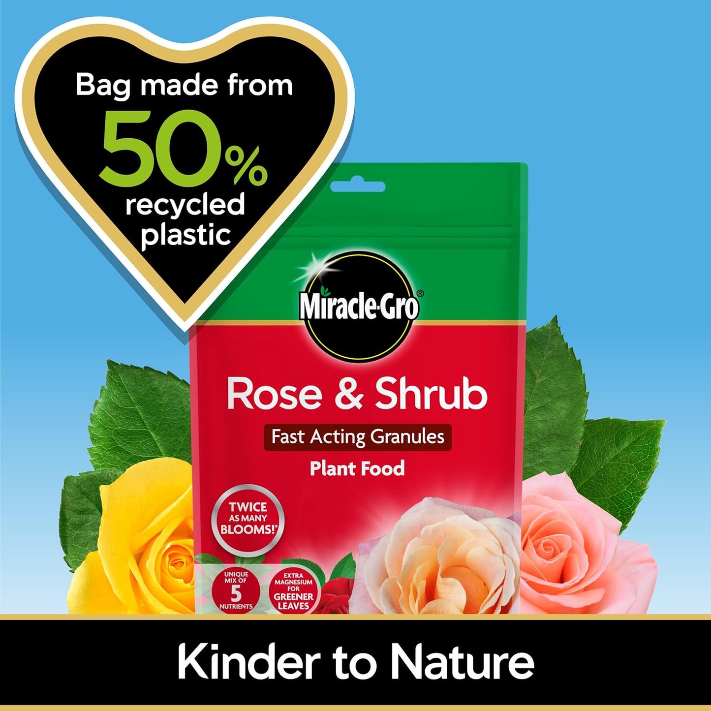 Rose & Shrub Plant Food 750g Pouch.
