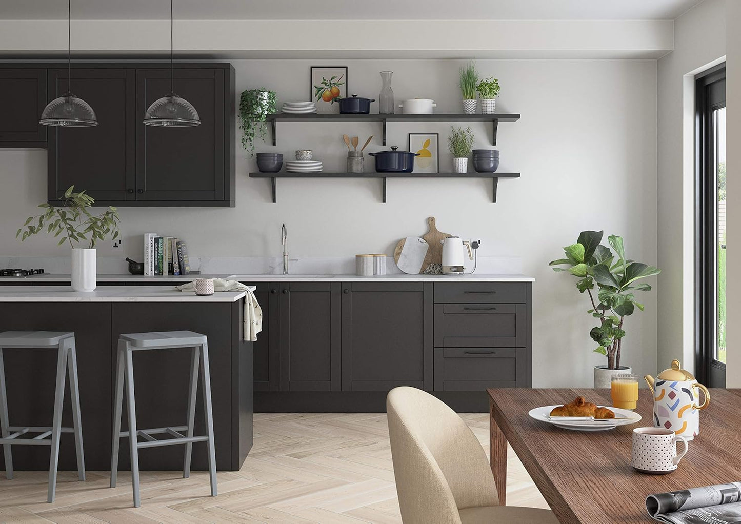 Dulux Quick Dry Satinwood Paint For Wood And Metal - Pure Brilliant White 750ml