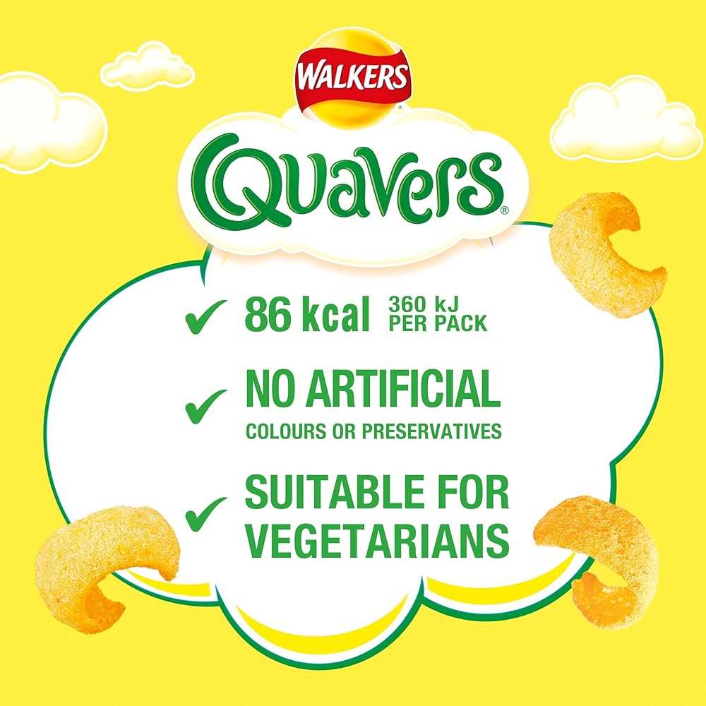 Walkers Quavers Cheese Pack 32's