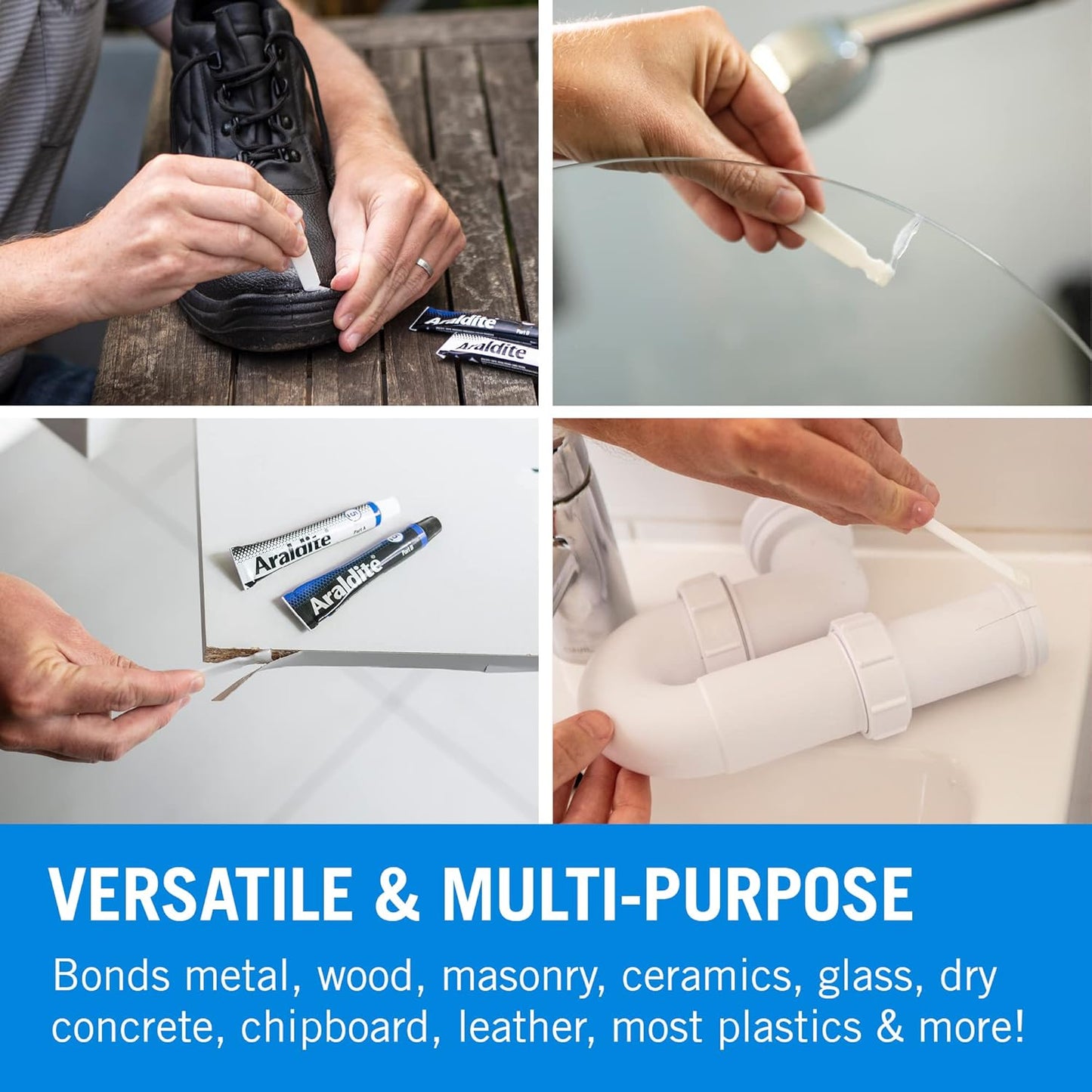 Araldite | Standard 2-Part Epoxy Resin Glue | Ultra Strong, Multipurpose & Solvent Free