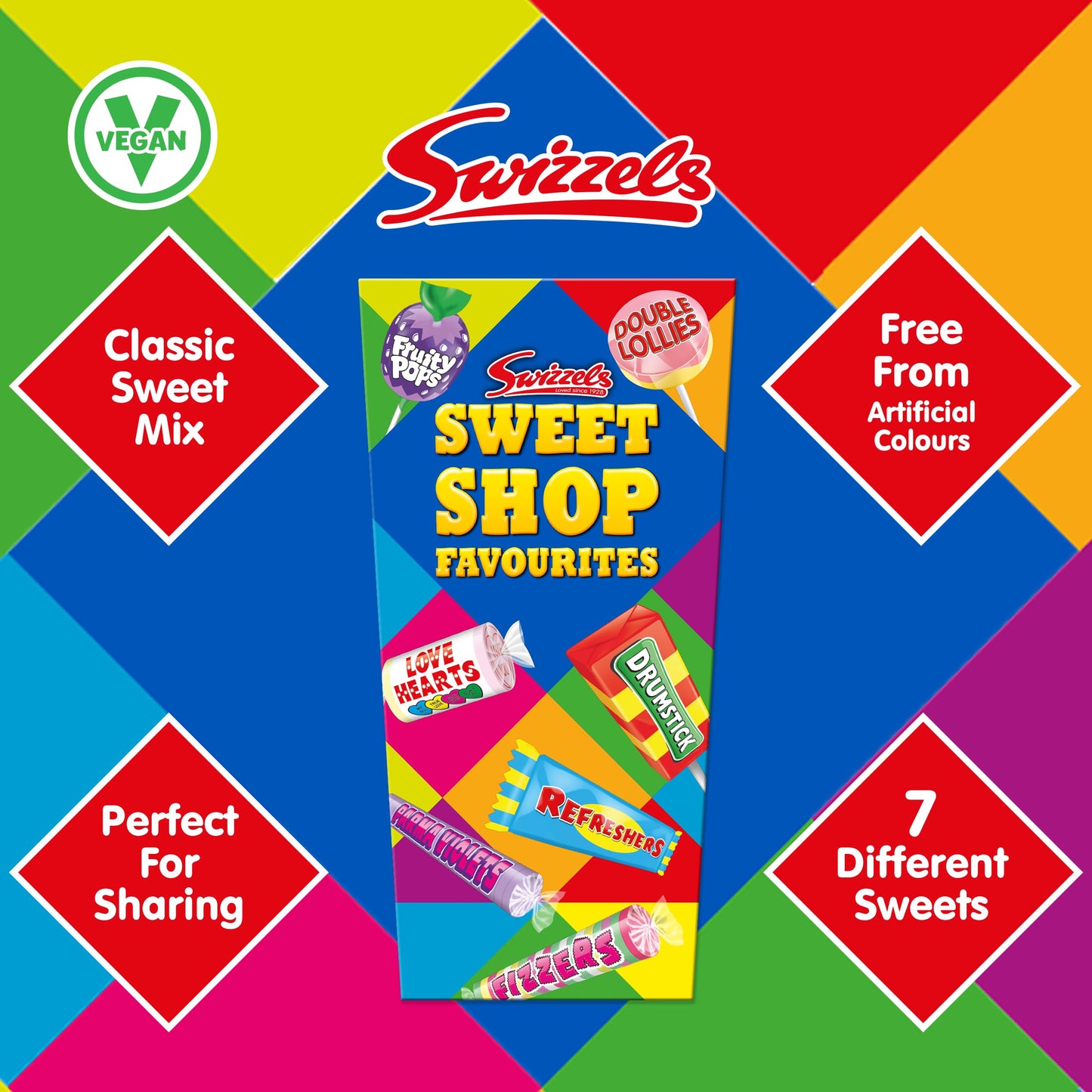Swizzels Sweet Shop Favourite Cartons 324g