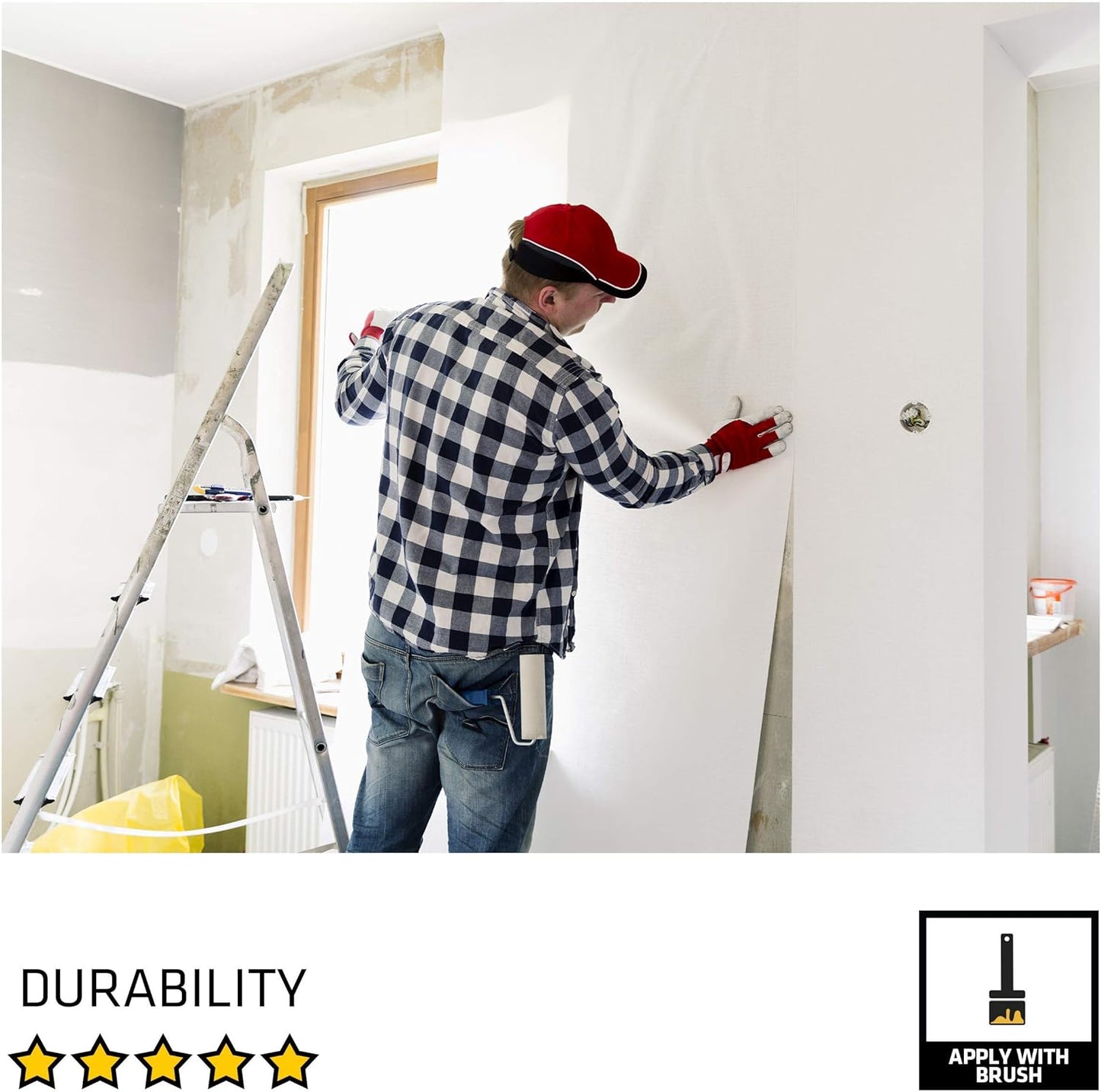 Everbuild All Purpose Wallpaper Adhesive Easy-Mix Formula €“ 1 Bag Hangs Up To 5 Rolls