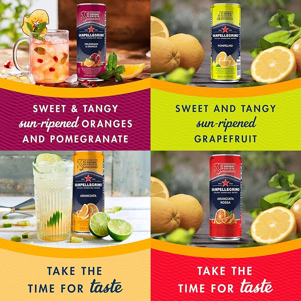 San Pellegrino Sparkling Grapefruit Cans 24x330ml
