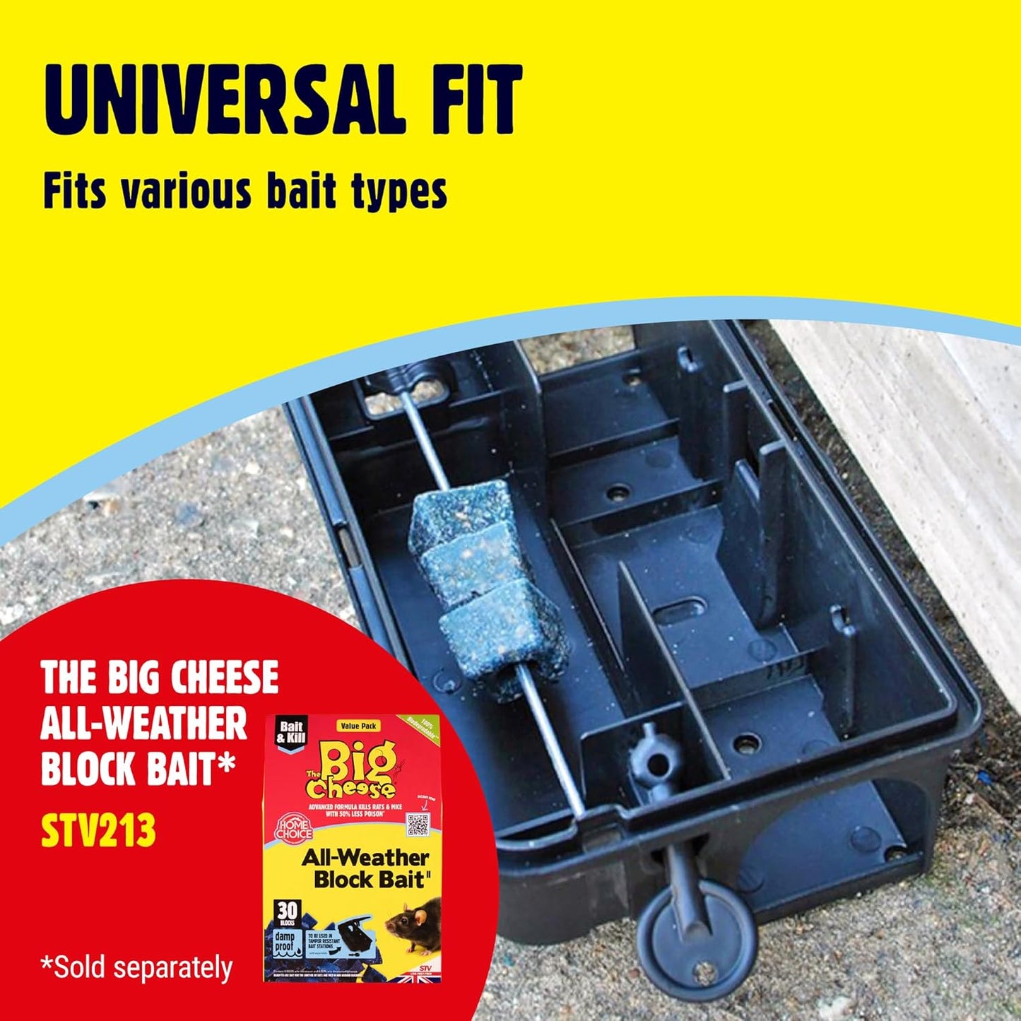Big Cheese Rat & Mouse Bait Station (STV179)