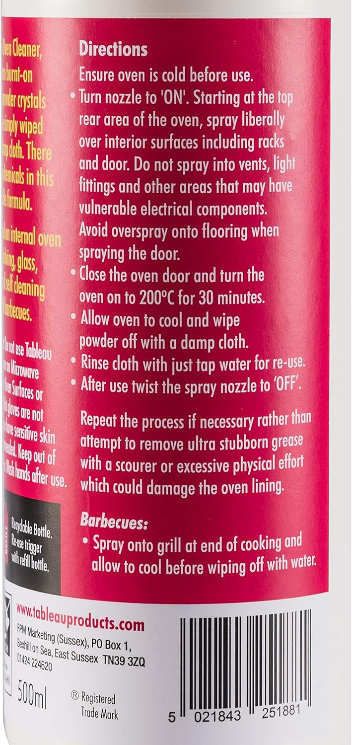 Tableau Eco Oven Cleaner Spray 500Ml