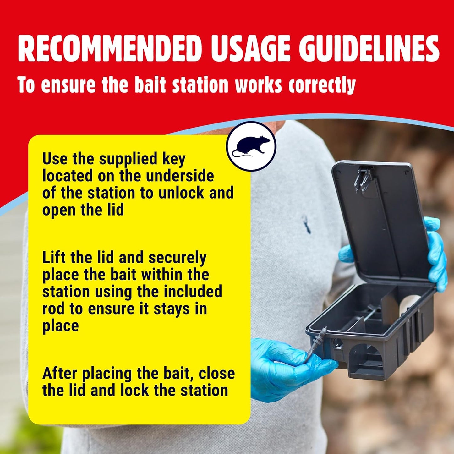 Big Cheese Rat & Mouse Bait Station (STV179)
