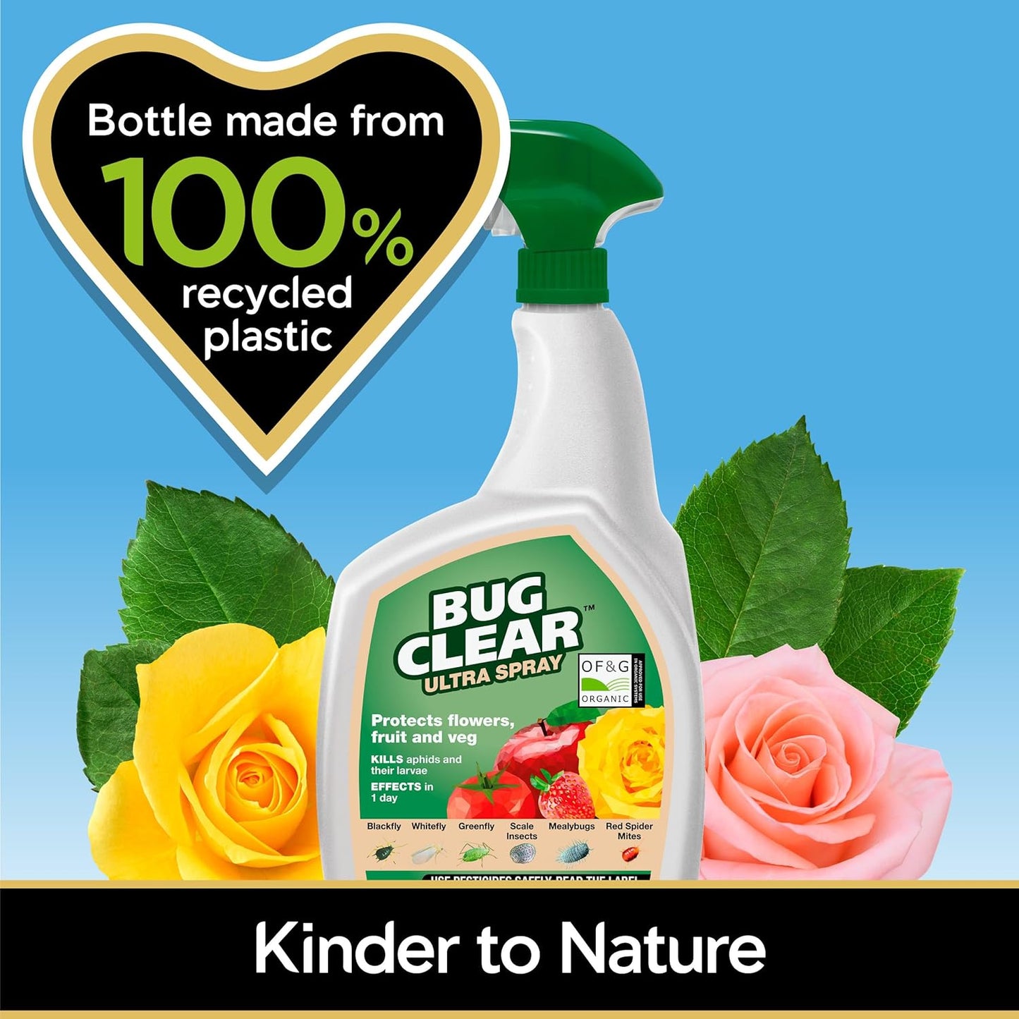 Bug Clear Ultra Fruit And Veg Plant Protection, Ready To Use, 800 Ml