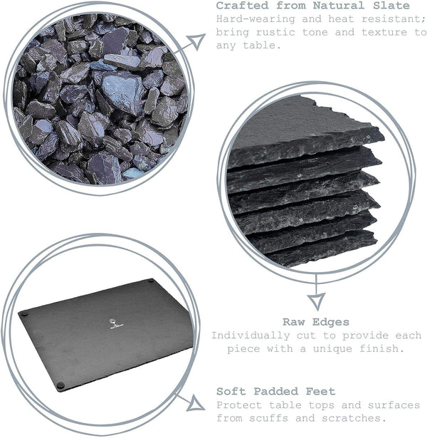 Fixtures Slate Presentation Board 30 x 20cm