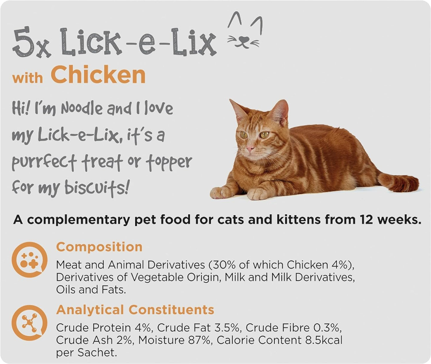Webbox Lick-e-Lix Chicken 5 Pack