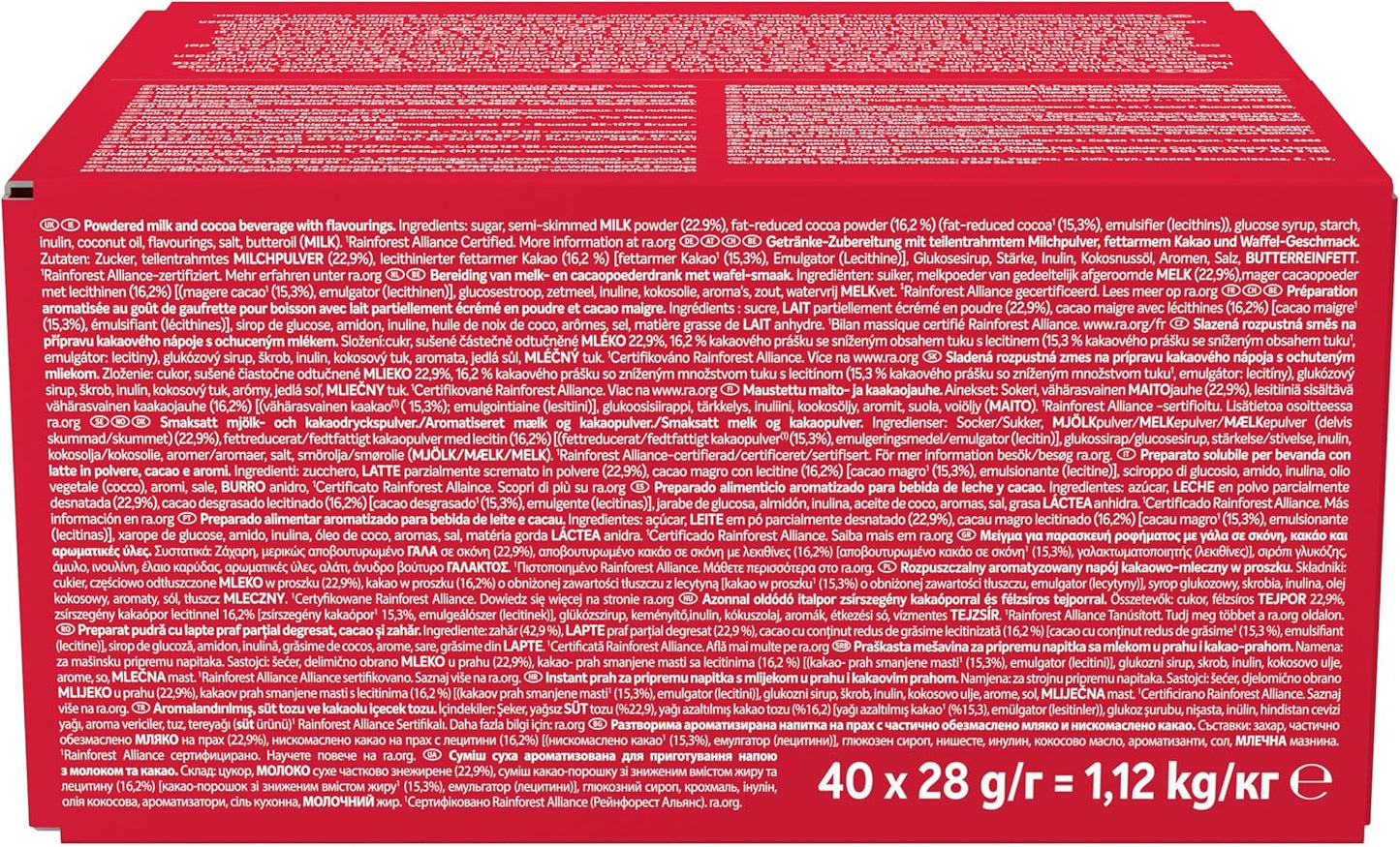 KitKat Hot Chocolate Sachets 40's