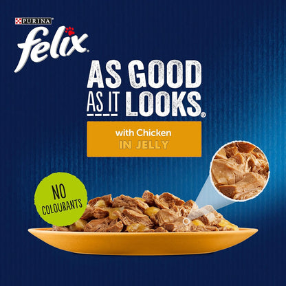 Felix Agail Singles Chicken in Jelly 100g