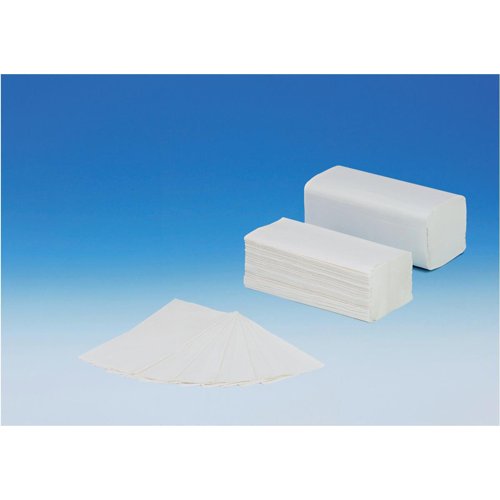 5 Star V-Fold 2-Ply Recycled Hand Towel 250x210mm 200 Towels Per Sleeve (Pack of 15) 930122