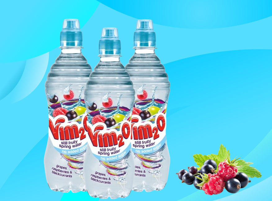 Vim2o NAS Still Fruity Spring Water 12x500ml