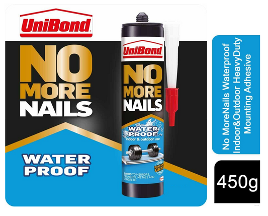 Unibond No More Nails Waterproof Adhesive Glue 450g