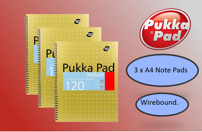 Pukka Pads Metallic Vellum A4 Notebook