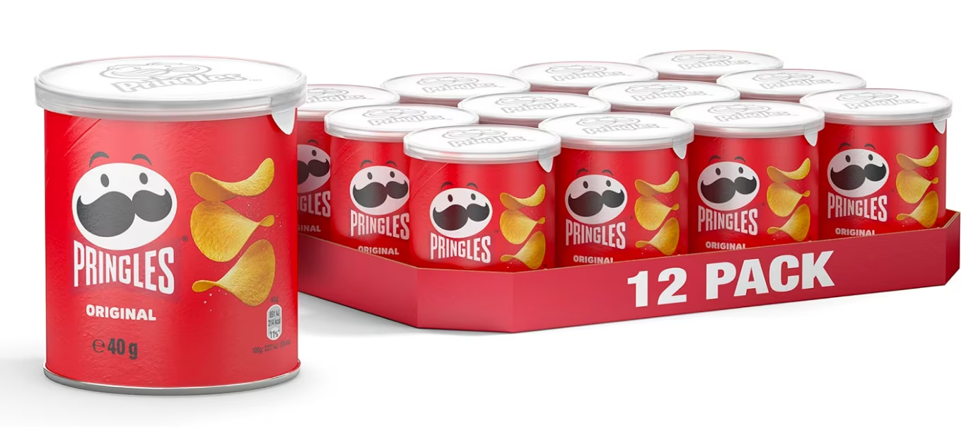 Pringles Original Crisps 12x40g