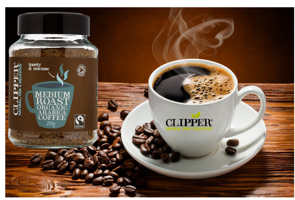 Clipper Fairtrade Medium Roast Organic Arabica Coffee 200g