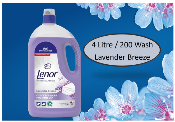 Lenor Fabric Conditioner LAVENDER & LILLY BREEZE Professional 4L