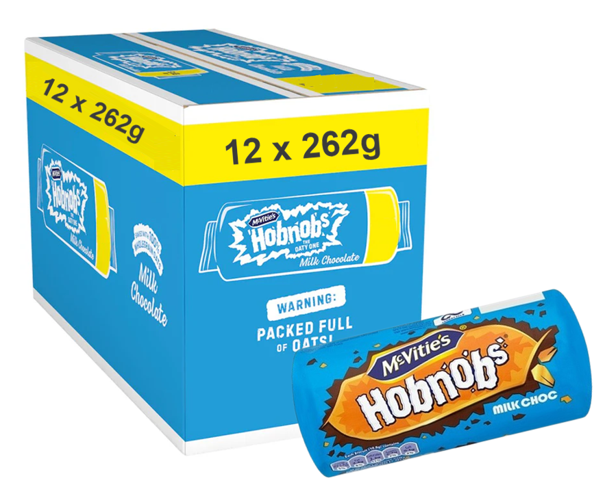 McVitie's Hobnobs Milk Chocolate Biscuits 262g