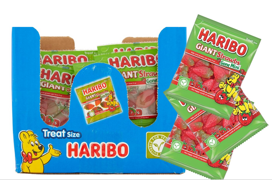 Haribo Mini 16g Strawb's Gone Mini 100"s